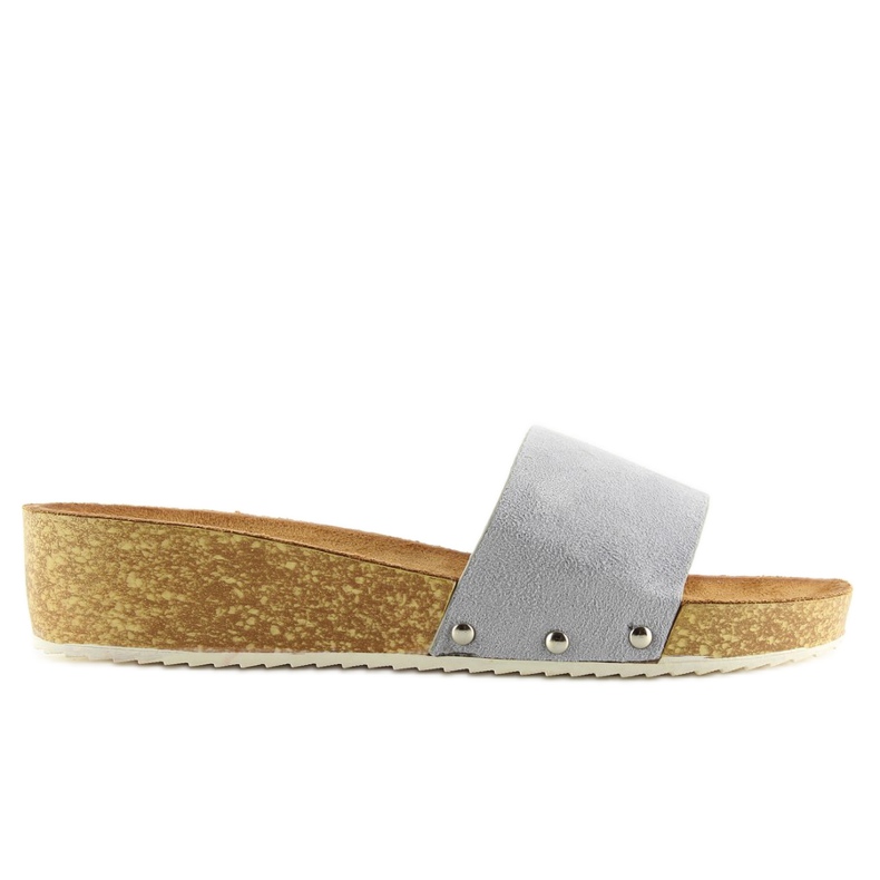 Siva Ženske sive papuče CK05P sive