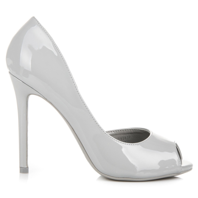 Seastar Lakirane otvorene pete siva