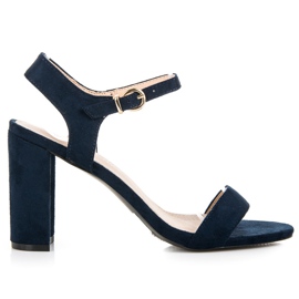 Vinceza Mornarskoplave sandale na stupu plava