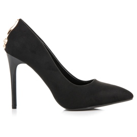 Seastar Štikle od antilopa s ukrasom crna