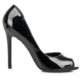 Seastar Lakirane otvorene pete crna