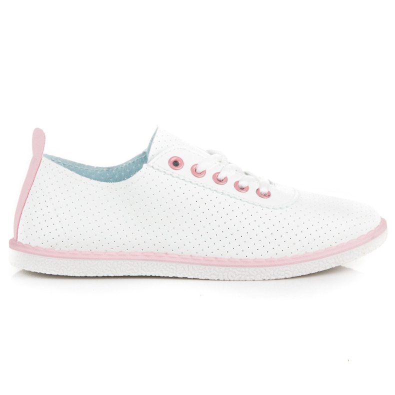 Proljetne tenisice s vezom bijela