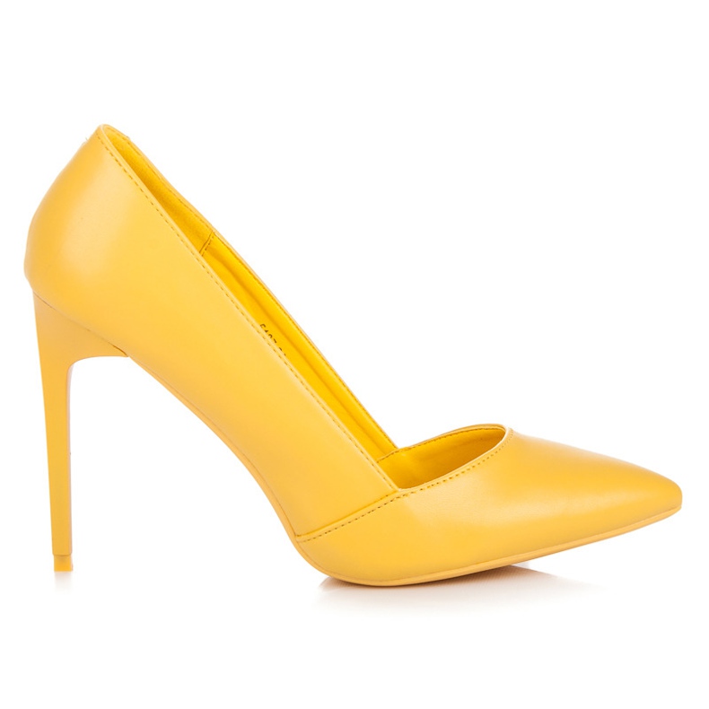 Vices Elegantne visoke potpetice Vice žuta boja