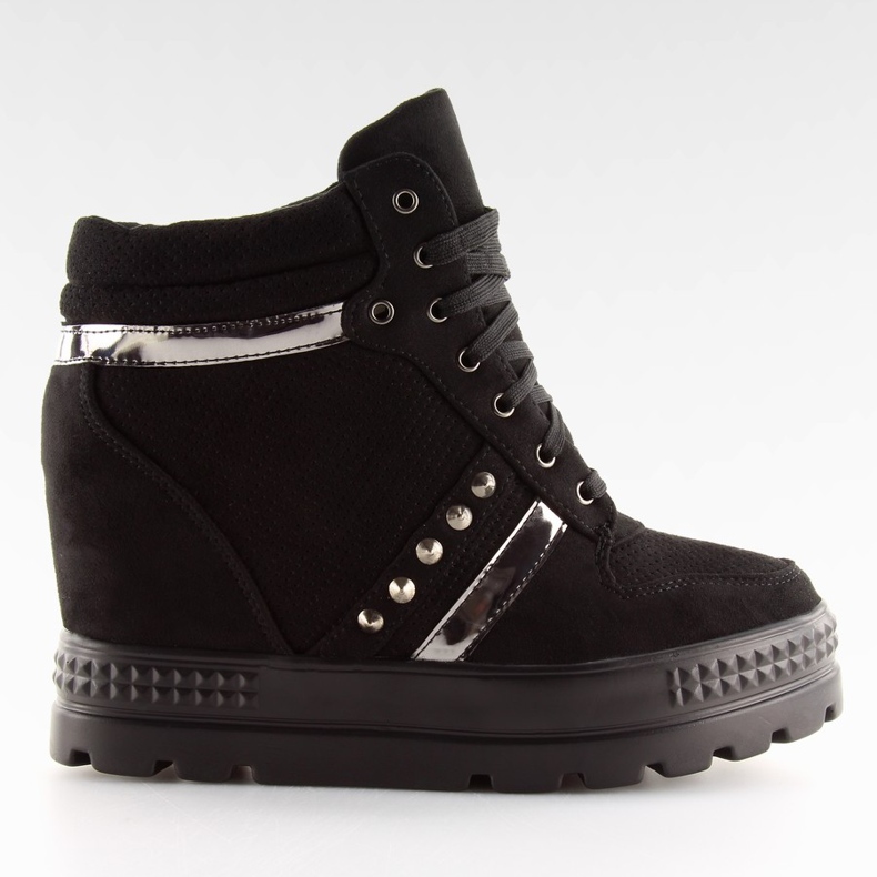 Crne ženske tenisice AT-0650-L Crna crno