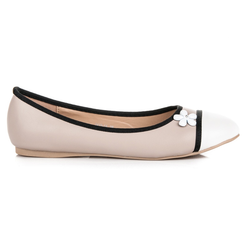 Vices Balerine s cvijetom smeđa