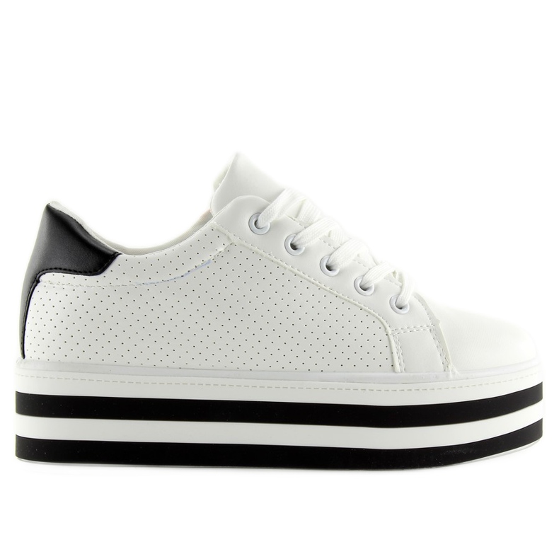 Bijele tenisice na visokom potplatu bijela