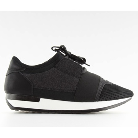 Crne K1x063 Crne sportske cipele crna siva