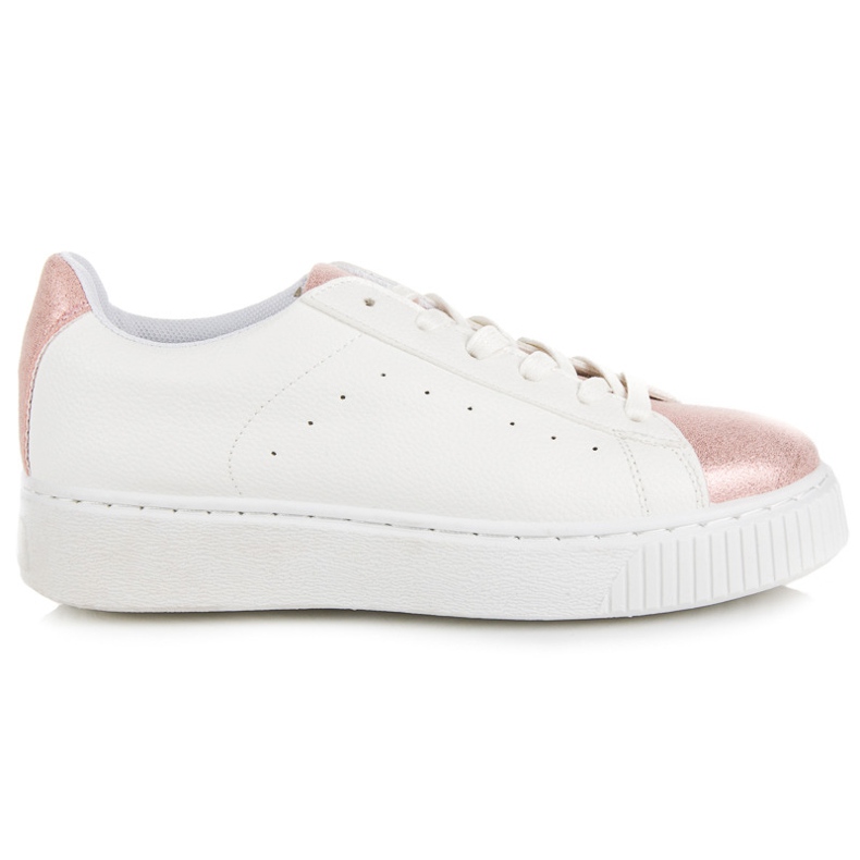 Vezane tenisice sa zmijskim printom bijela