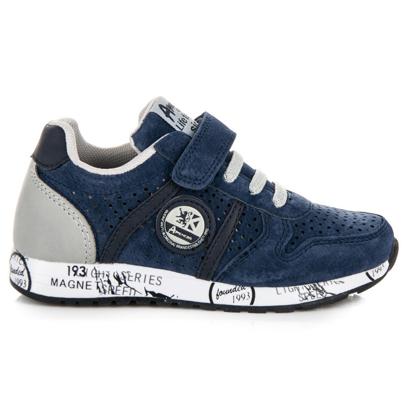 American Club Tenisice s gumicom i čičak trakom plava