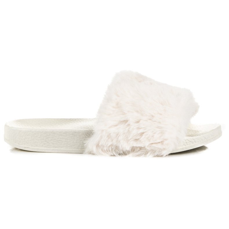 Bona Ženske papuče sa krznom smeđa