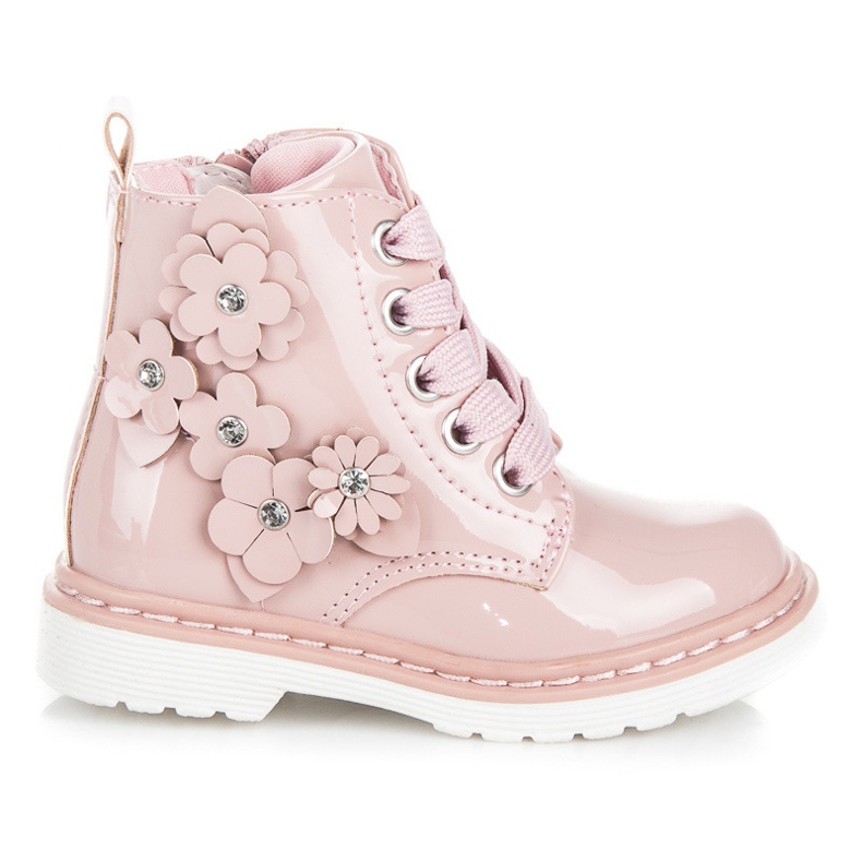 American Club Lakirane cipele američkog kluba ružičasta