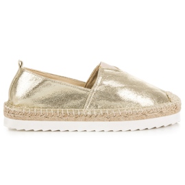 Zlatne slip-on espadrile zlatni