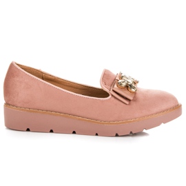 Comer Suede Lords s ukrasom ružičasta