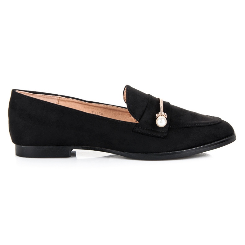Seastar Loaferice s biserima crno