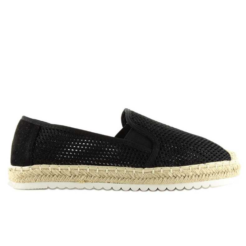 Klizne espadrile BB03P Crna crno