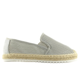 Slip-on sive espadrile BB03P Siva