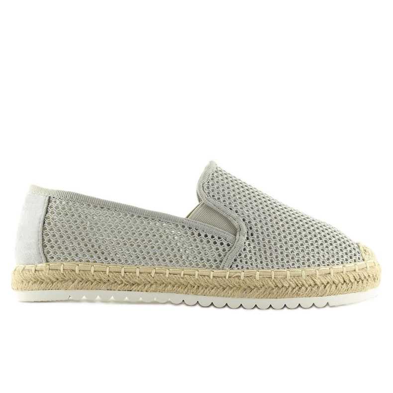 Slip-on sive espadrile BB03P Siva