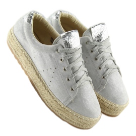 Sive tenisice espadrile BB01P Silvergrey siva