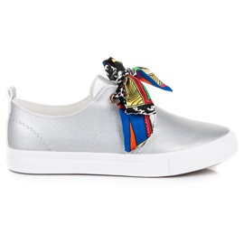 Seastar Elegantne tenisice vezane vrpcom siva