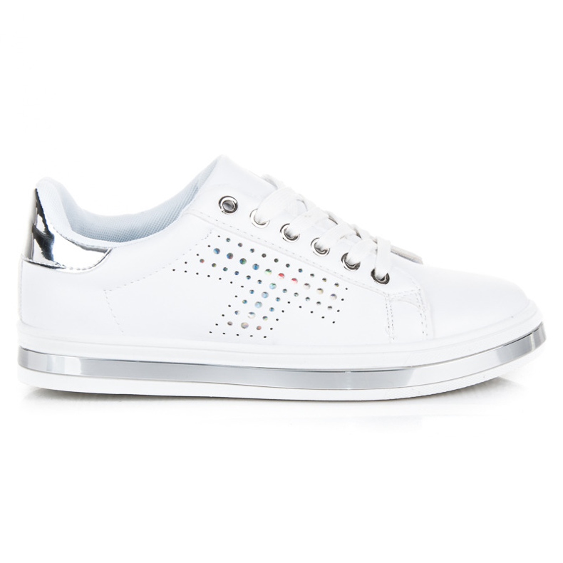 Bijele tenisice s hologramom bijela