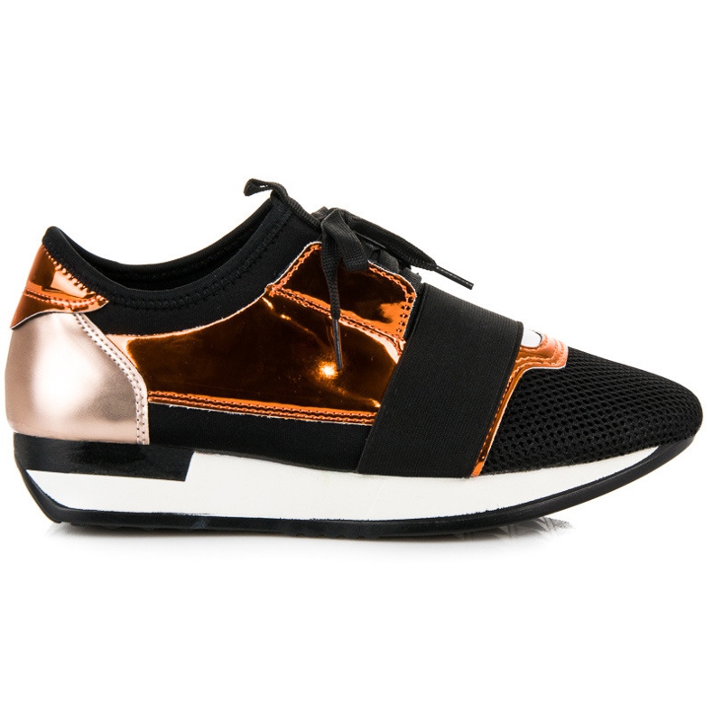 Modne sportske cipele crno žuta boja