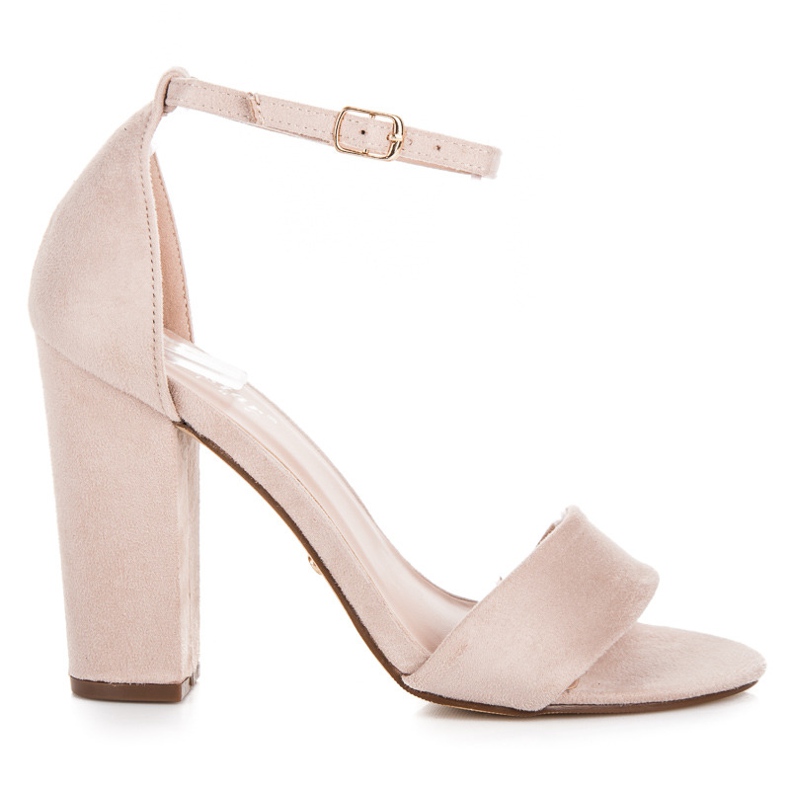 Seastar Sandale od antilopa na stupicu smeđa