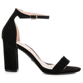 Seastar Sandale zakopčane kopčom crno