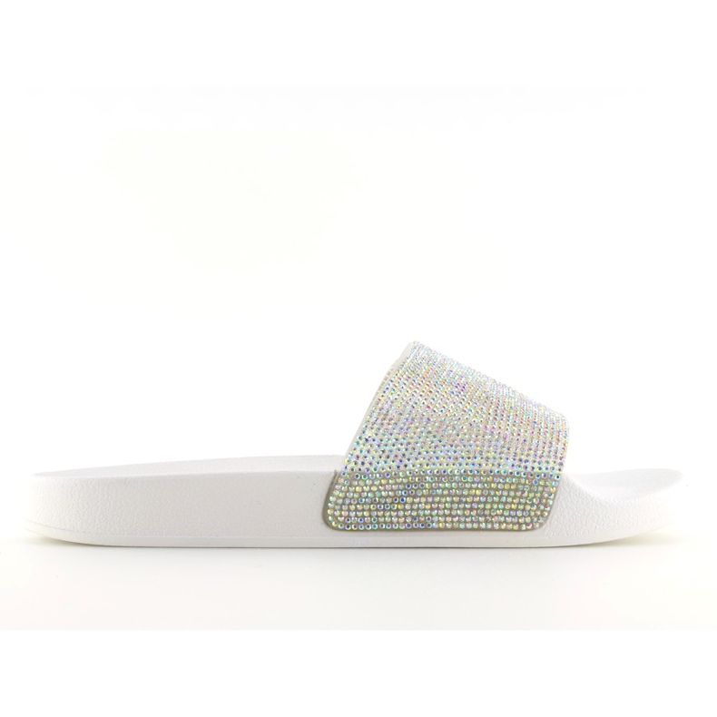 Gumene papuče s bijelim kubnim cirkonijem S20 bijelim bijela