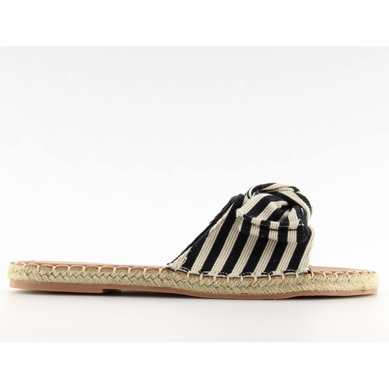 Crne espadrile LL-133P Crne crno