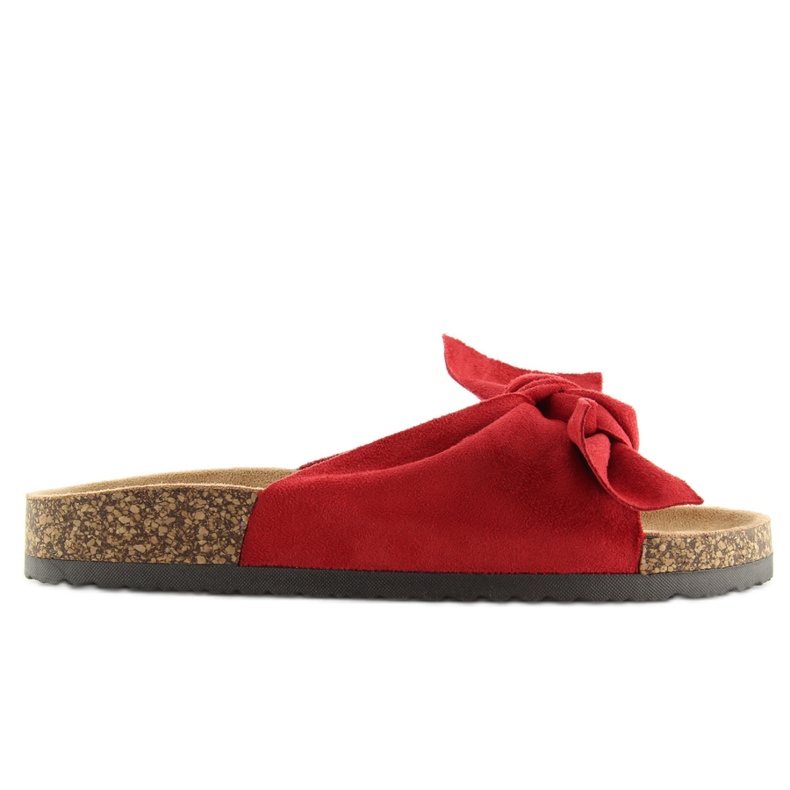 Crvene papuče od pluta crvene boje crvena