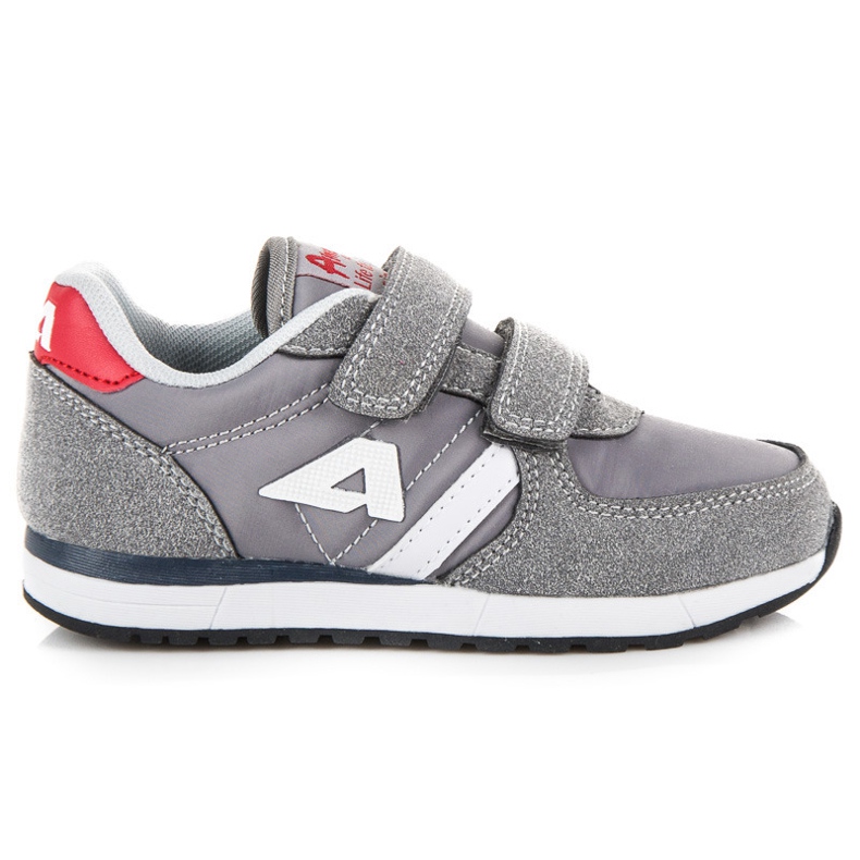 American Club Suede kožne tenisice američke boje siva