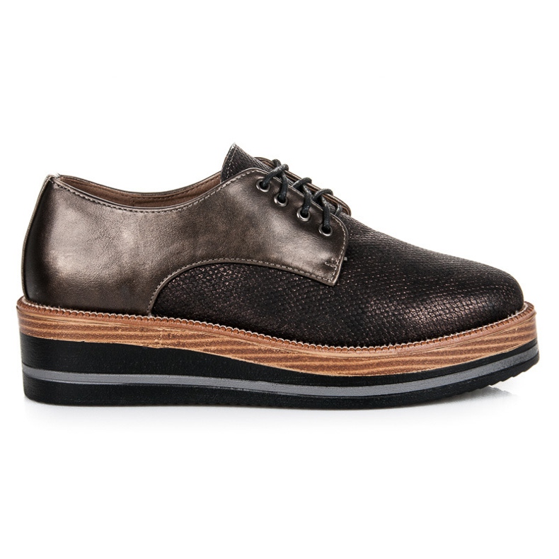 Kylie Elegantne cipele na klin smeđa