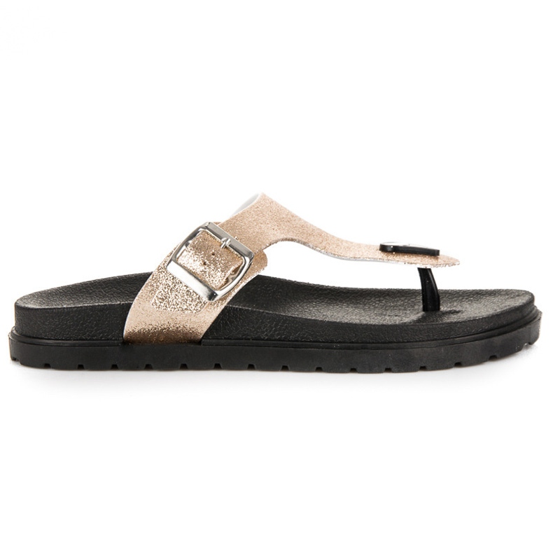 Zlatne VINCEZA papuče zlatna