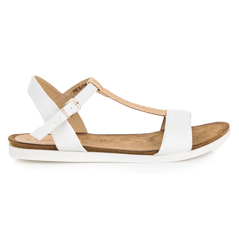 Ravne vinceza sandale bijela