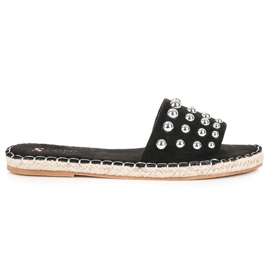 Seastar Japanke espadrile od antilopa crna