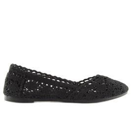 Crne balerinke od čipke JX59P crne crna