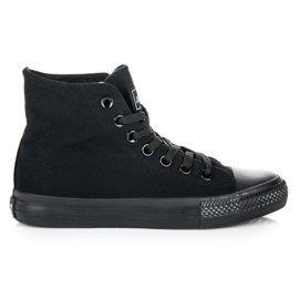 Tenisice na vezanje iznad gležnja crna