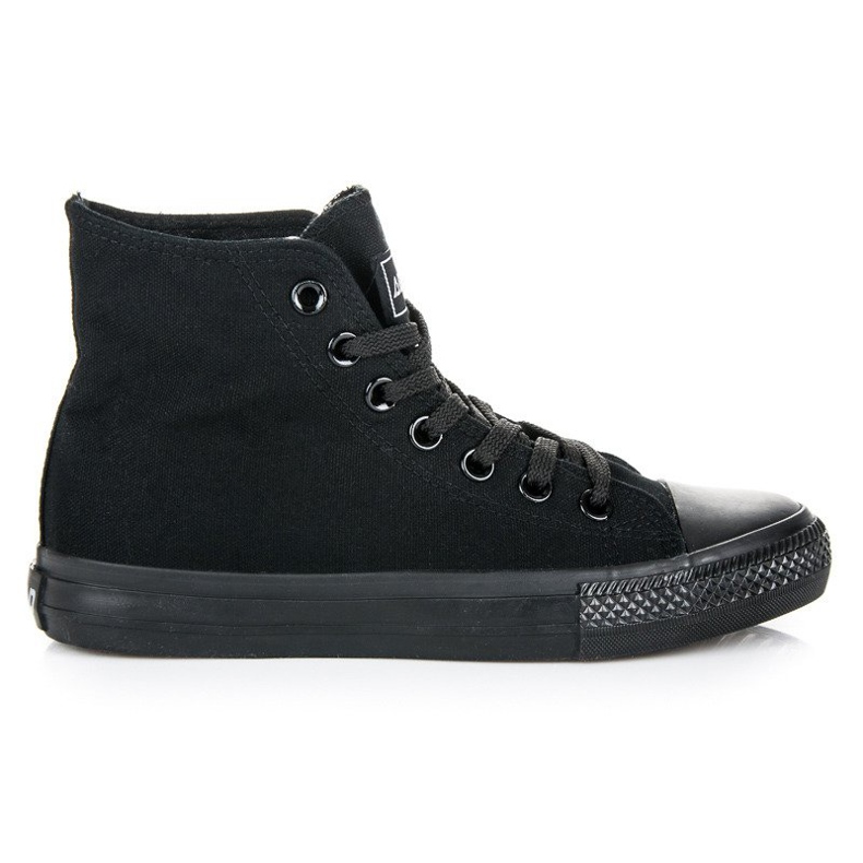 Tenisice na vezanje iznad gležnja crno