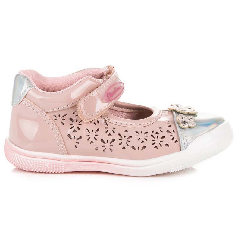 American Club Ažurne američke cipele ružičasta