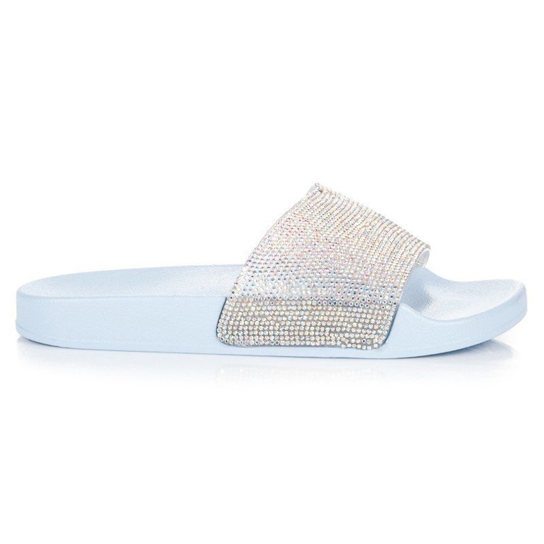 Seastar Papuče s kristalima plava