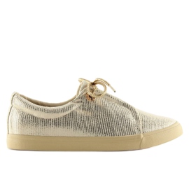 Zlatne ženske tenisice MB102 Gold zlatni