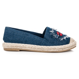 Bestelle Traper espadrile s flasterima plava