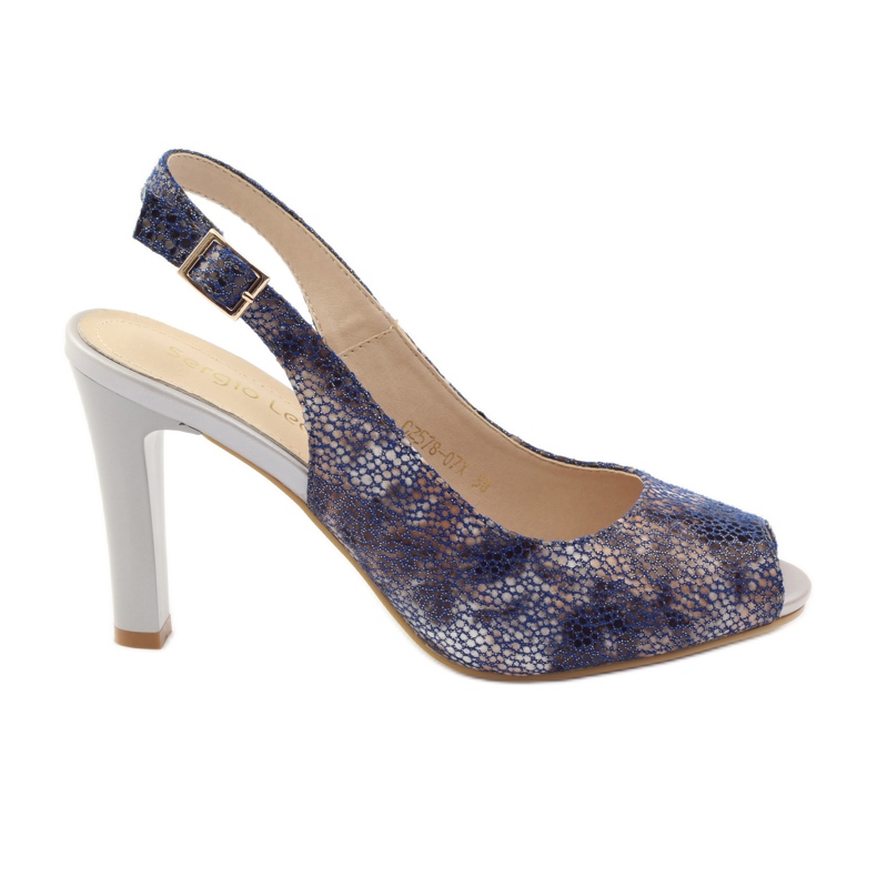 Sandale na stupu Sergio Leone 578 smeđa mornarsko plava