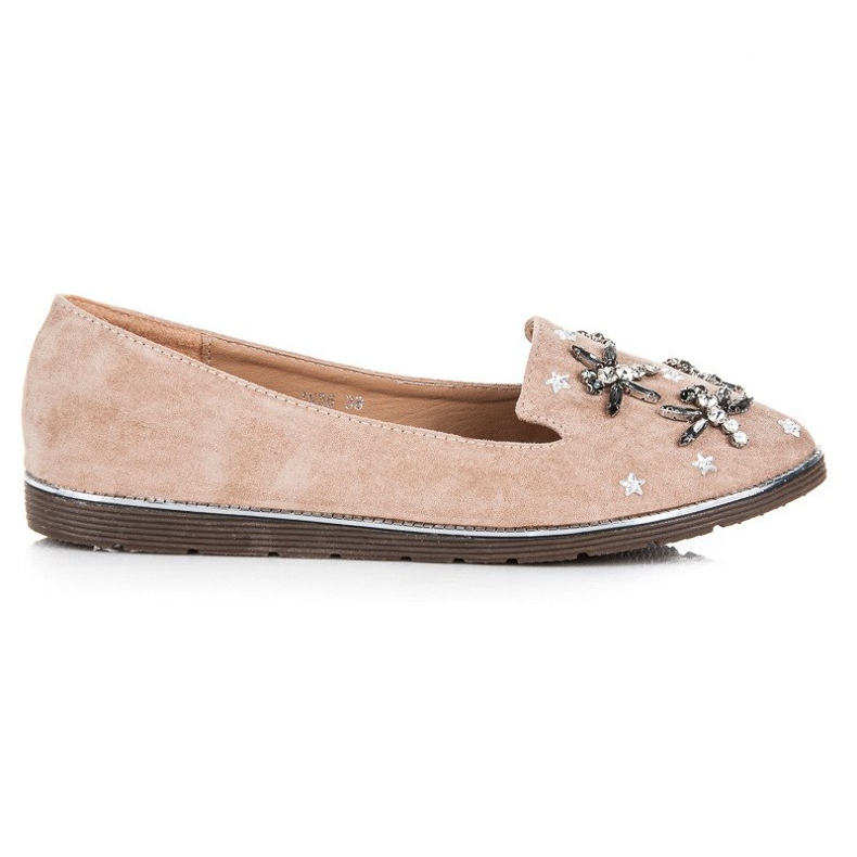 Fama Suede Lords s ukrasima smeđa