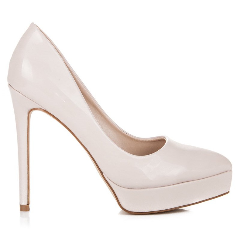 Small Swan Lakirane potpetice na platformi smeđa