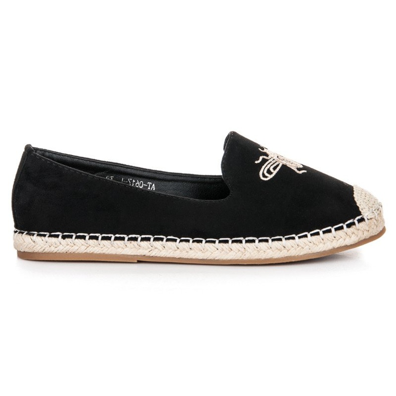 Bestelle Slip-on espadrile crno