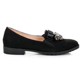 Bestelle Slip-on cipele s ukrasom crno