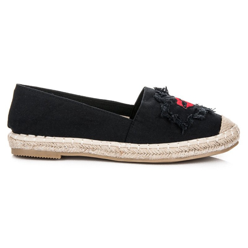 Bestelle Crne espadrile s flasterima crno