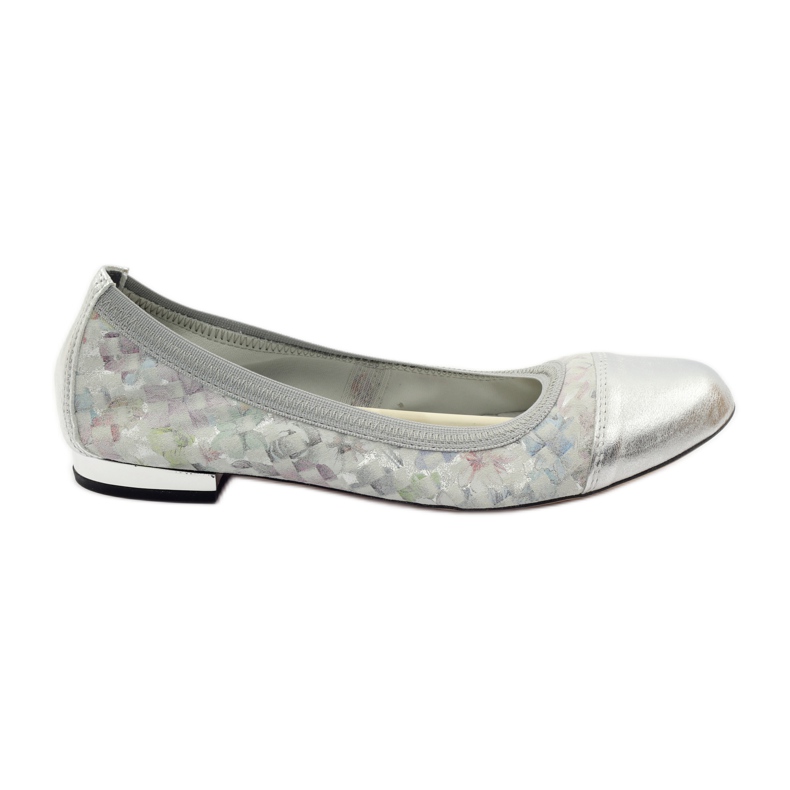 Ženske balerinke elastična Gamis 1402 siva raznobojna