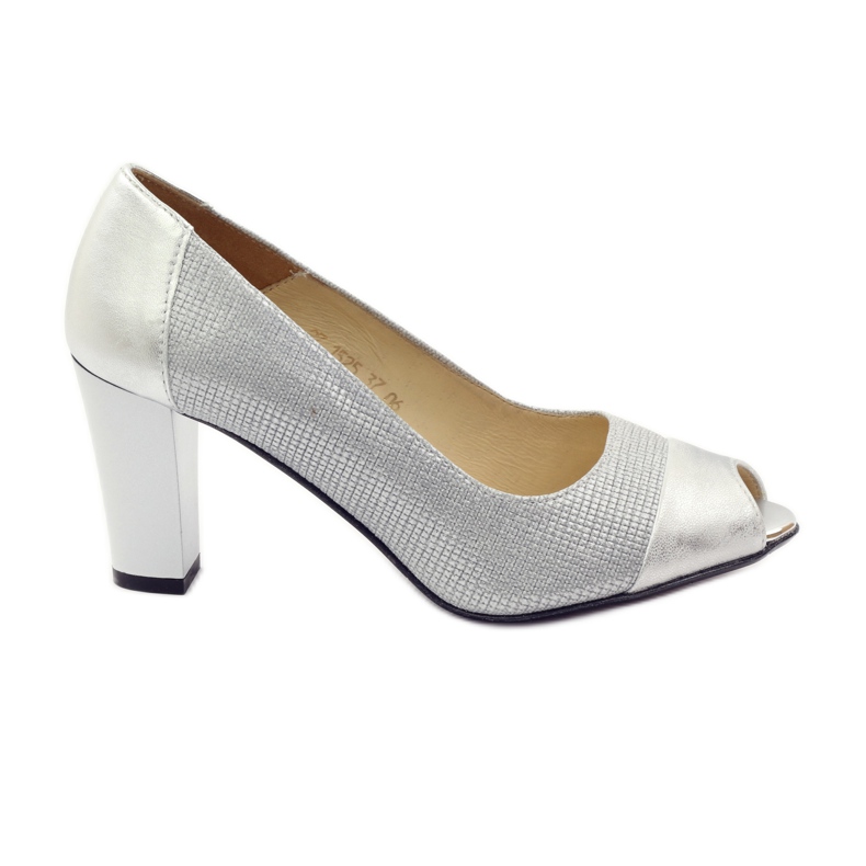 Ženske pumpice Gamis 1525 srebrna siva
